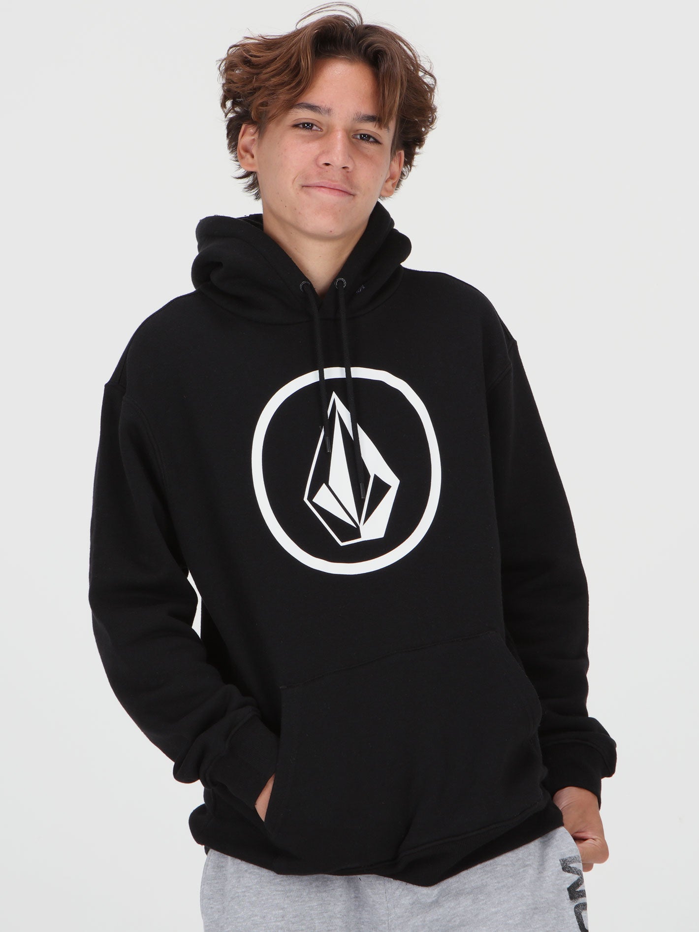 Circle Stone Hoodie - Black