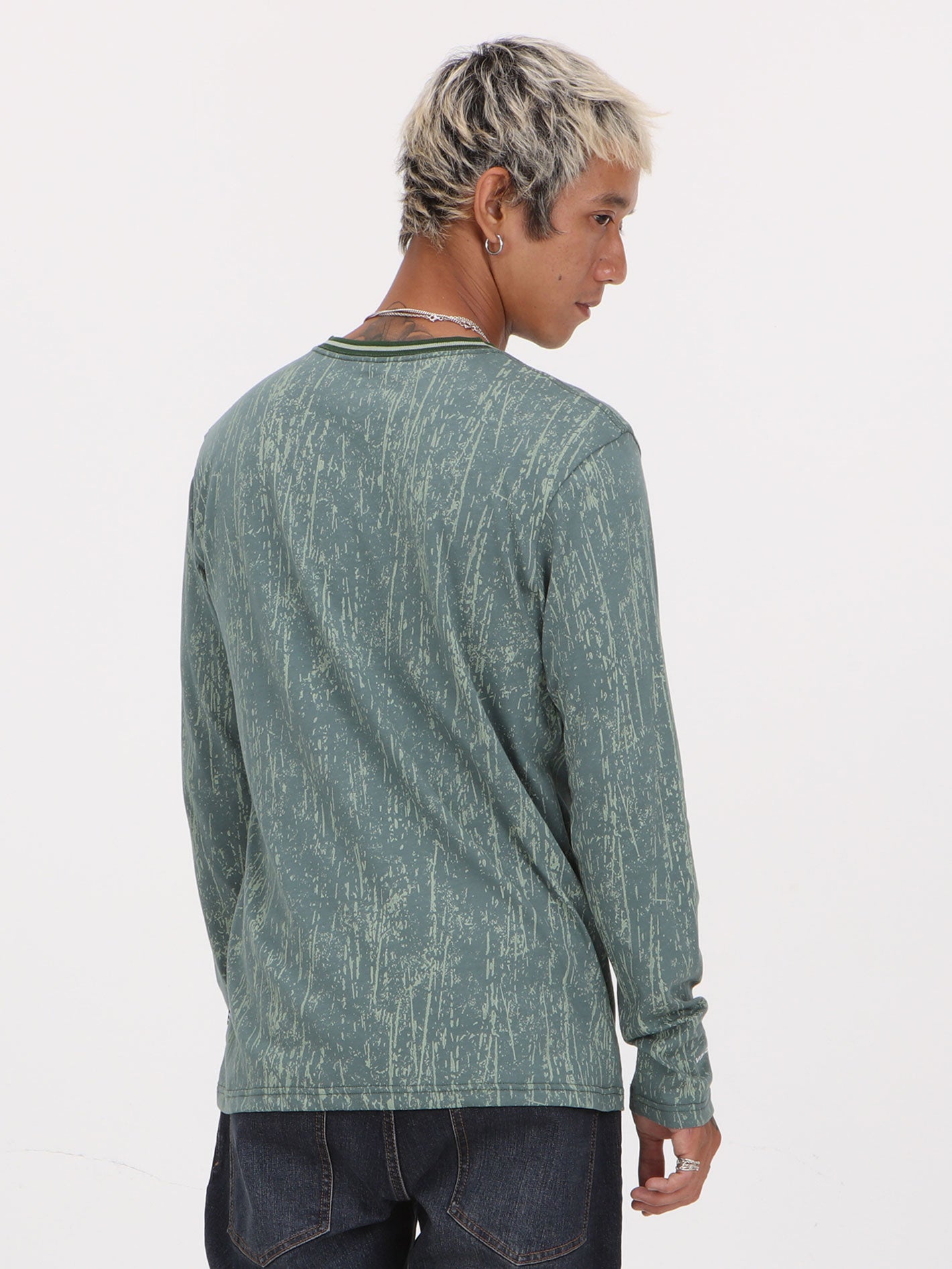 Volcom Rainy Day Long Sleeve Top - Fir Green