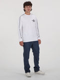 Volcom Dosland Long Sleeve Top - White