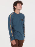 Volcom Dosland Long Sleeve Top - Cruzer Blue