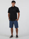 Zebra Distort Short Sleeve Shirt - Black