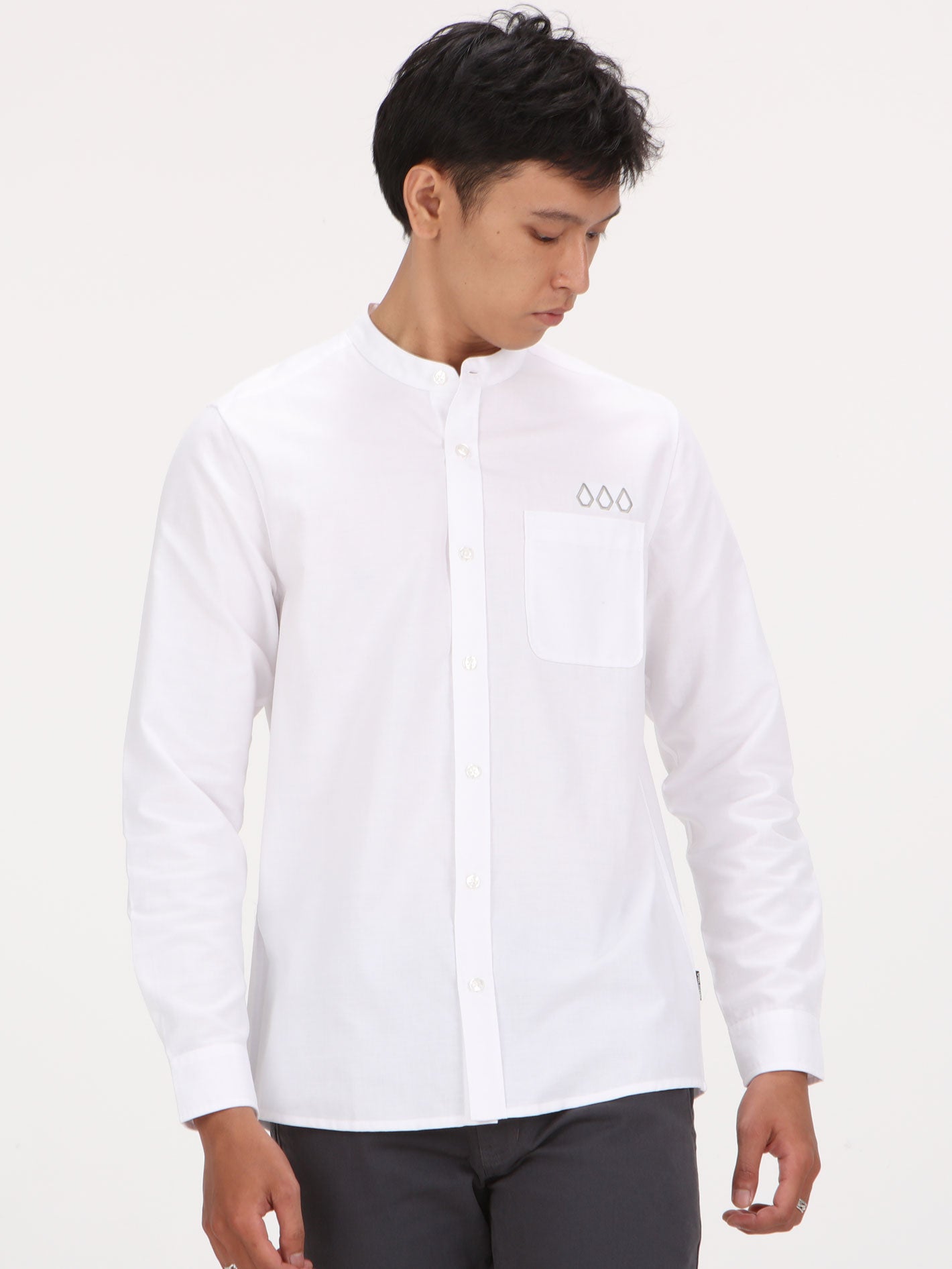 Volcom Rein Long Sleeve Shirt - White
