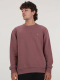 Volcom Single Stone Hoodie - Bordeaux Brown