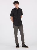 Beckett Oxford Short Sleeve Shirt - New Black