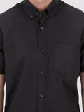 Beckett Oxford Short Sleeve Shirt - New Black