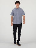 Beckett Oxford Short Sleeve Shirt - Baja Indigo