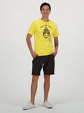 Monkey Drink Tee - Mellow Yellow