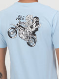 Get Wild Tee - Sky Blue