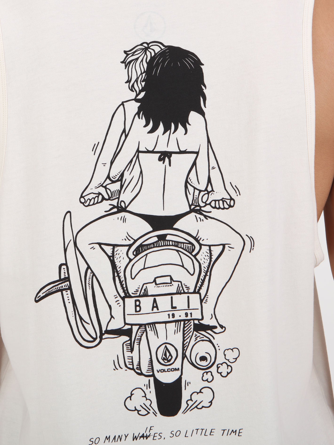 Volcom Many Waves Tee - Cream