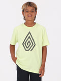 Volcom Big Boys Spiral Stone Tee - Shadow Lime