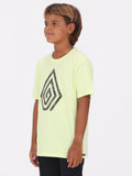 Volcom Big Boys Spiral Stone Tee - Shadow Lime