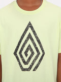 Volcom Big Boys Spiral Stone Tee - Shadow Lime