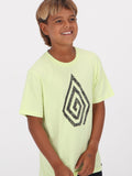 Volcom Big Boys Spiral Stone Tee - Shadow Lime