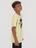Volcom Big Boys Vblast Tee - Dawn Yellow