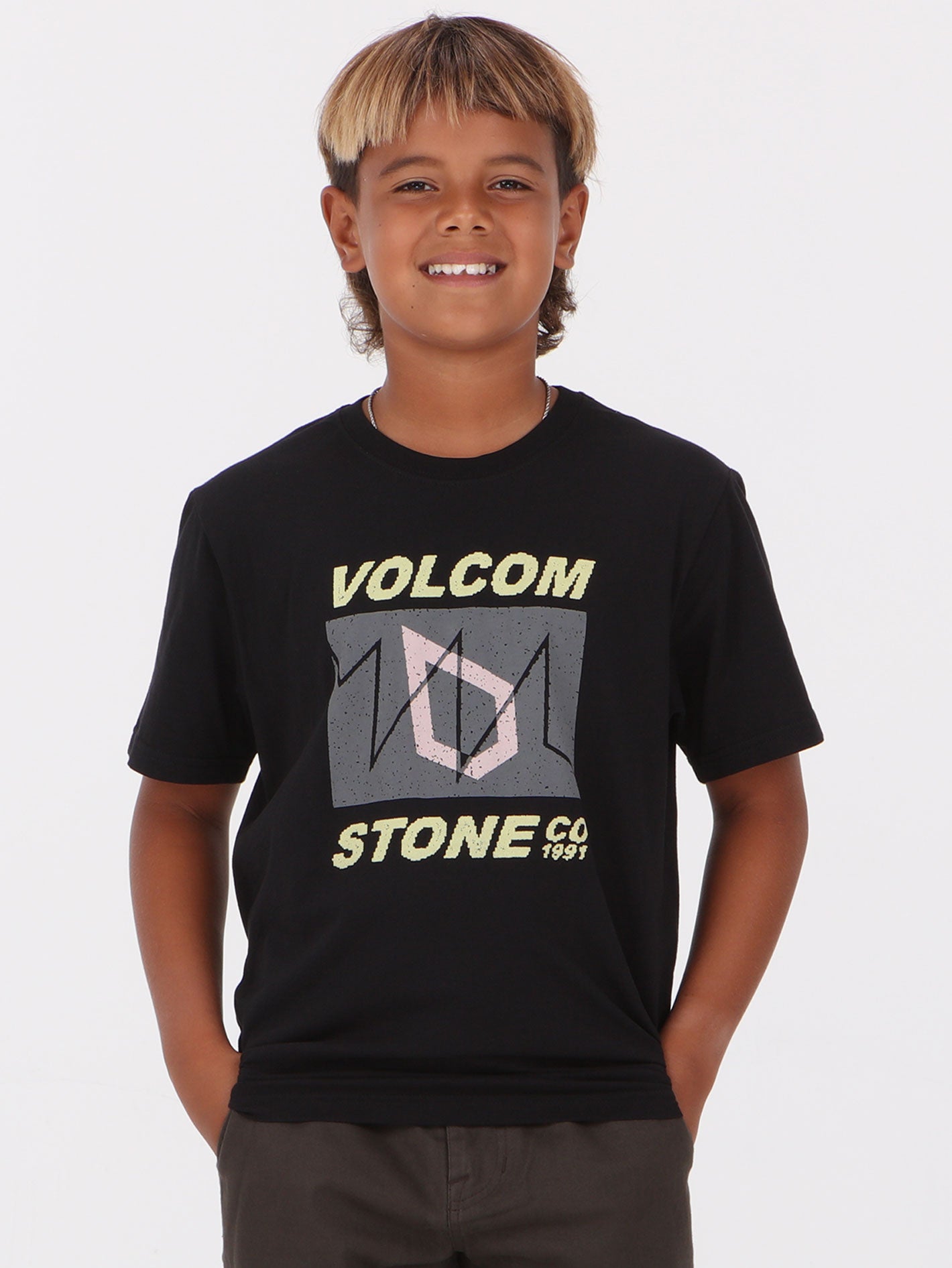 Volcom Big Boys Shocker Tee - Black