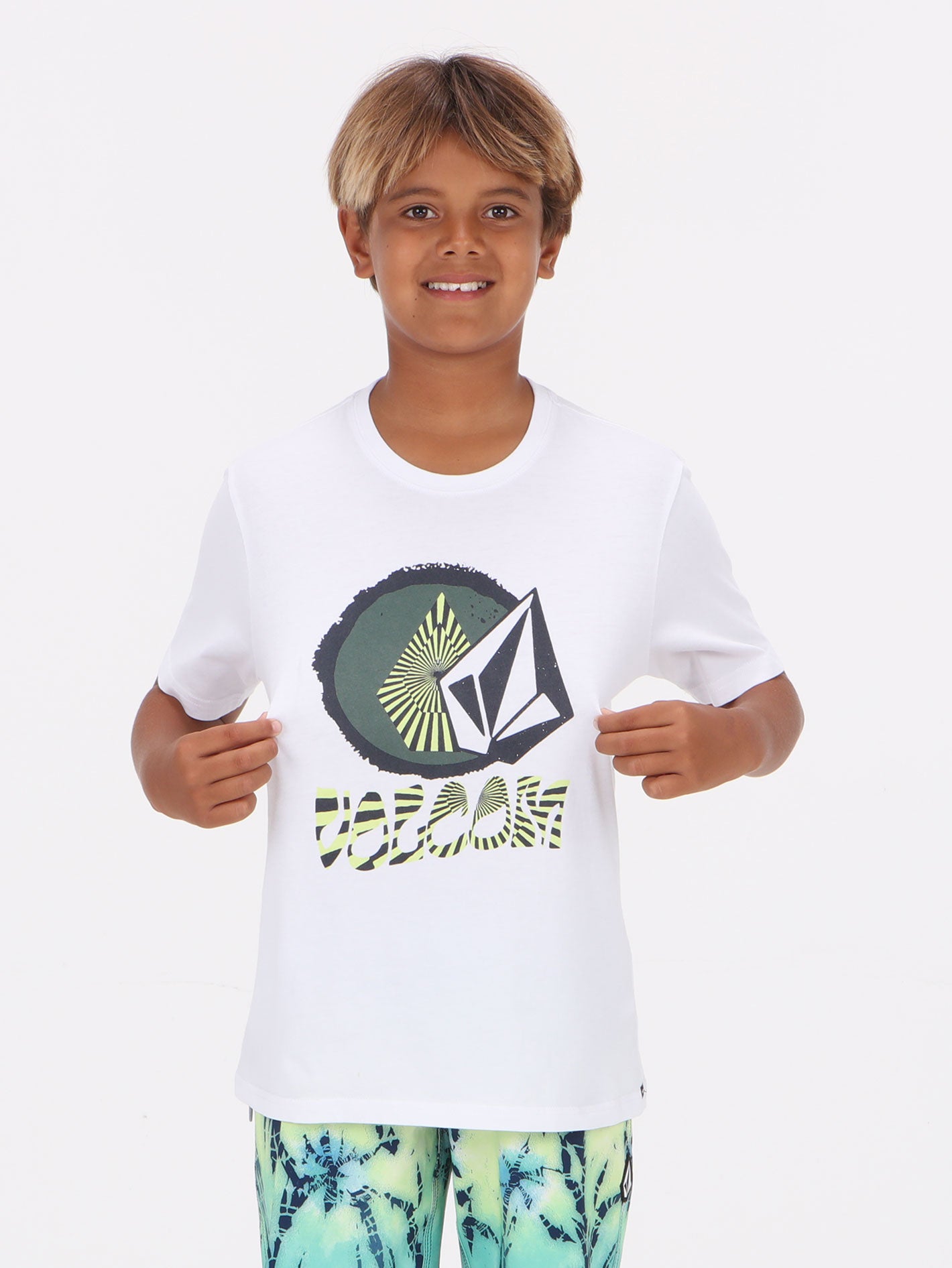 Volcom Big Boys Instrospect Tee - White