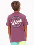 Volcom Big Boys Born To Chase Tee - Oxblood