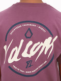 Volcom Big Boys Born To Chase Tee - Oxblood