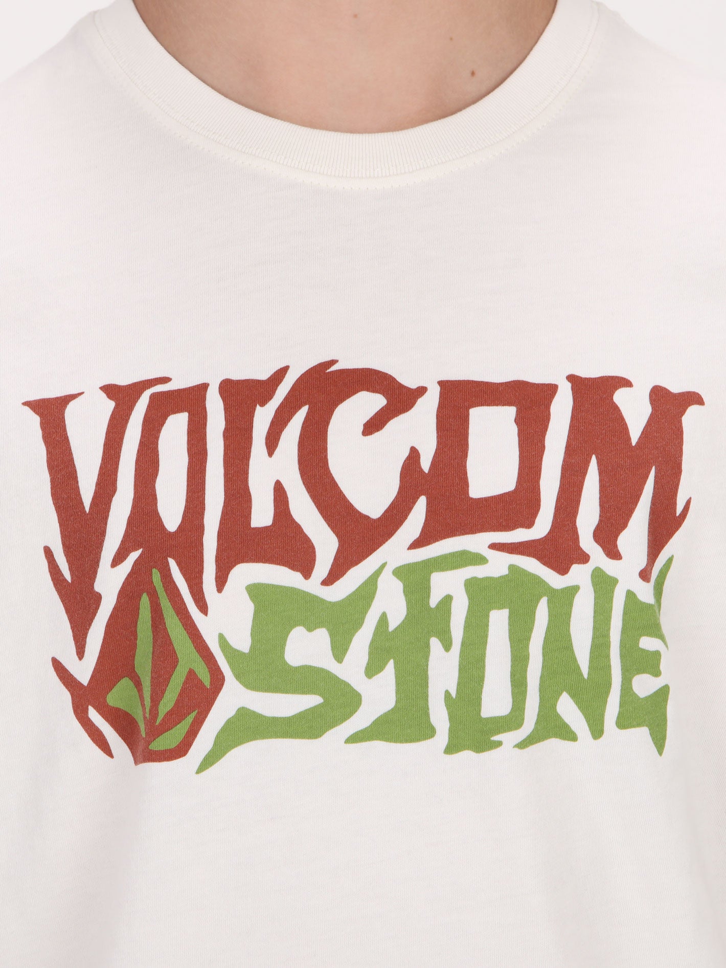 Volcom Big Boys Eyecolades Tee - Off White
