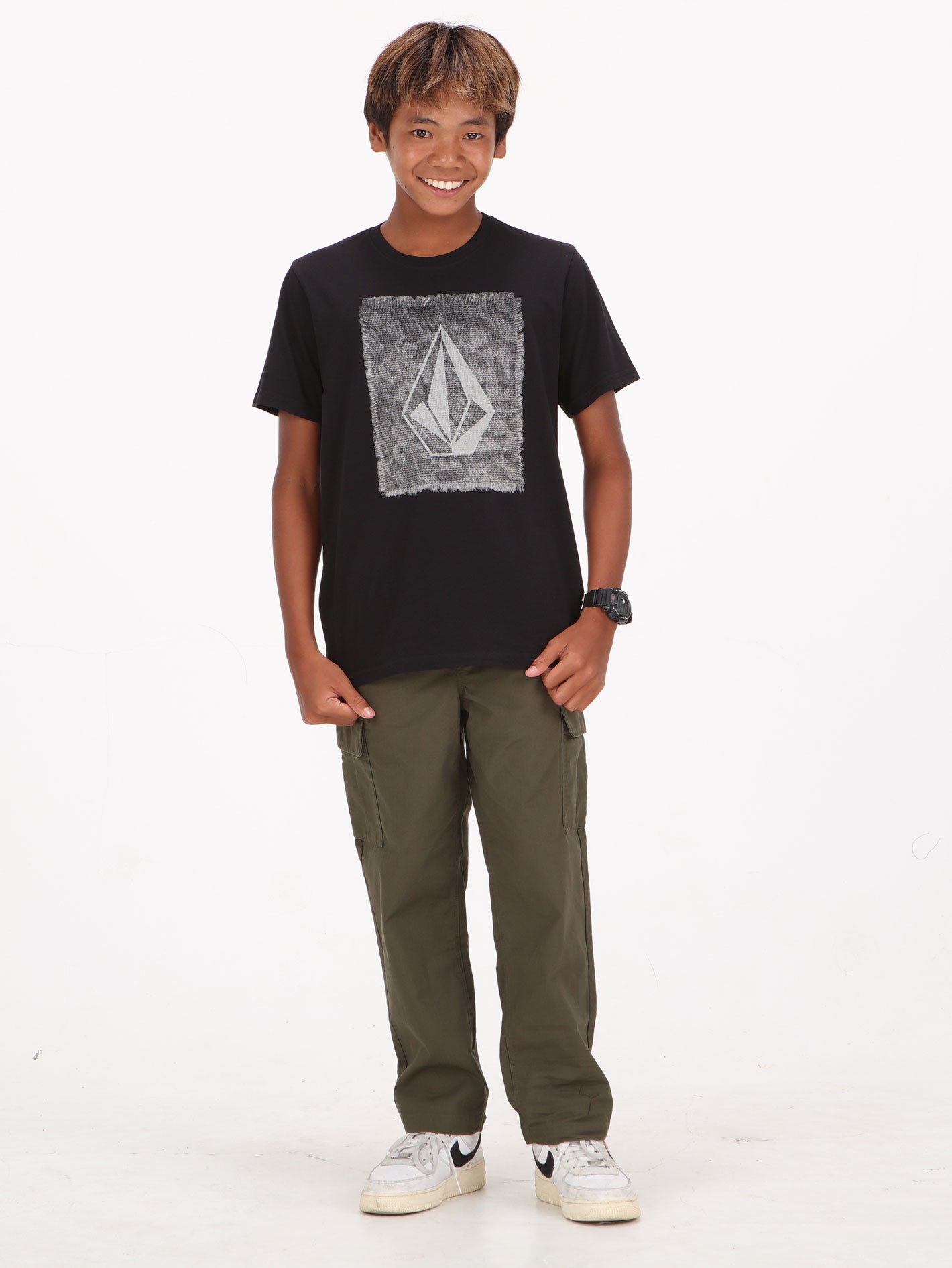 Volcom Big Boys Breien Tee - Black