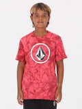 Volcom Big Boys Crisp Print Tee - Sockeye