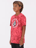 Volcom Big Boys Crisp Print Tee - Sockeye