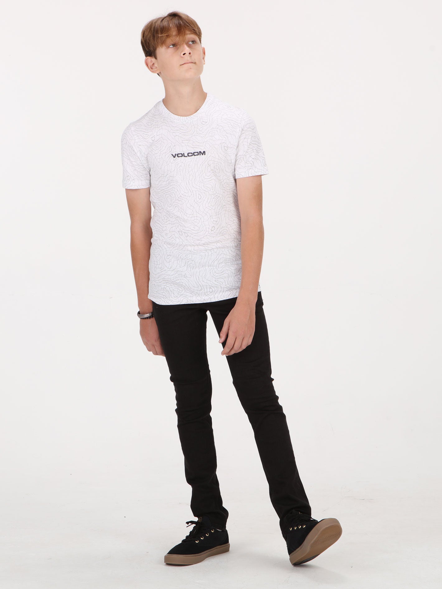 Volcom Big Boys Plazmaline Tee - White