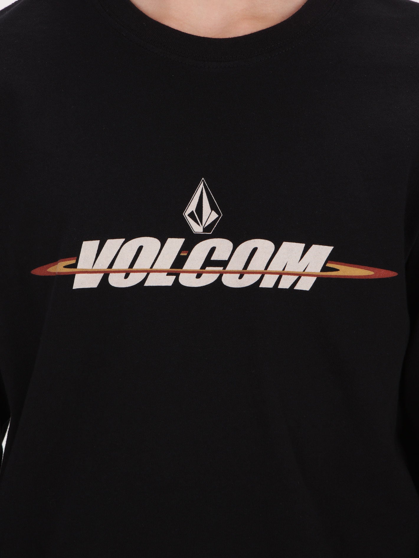 Volcom Big Boys Cheezmoso Long Sleeve Top - Black
