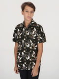 Big Boys Cloud Short Sleeve Shirt - Black