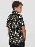 Big Boys Cloud Short Sleeve Shirt - Black