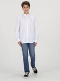 Big Boys Helig Long Sleeve Shirt - White