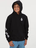 Volcom Big Boys Iconic Stone Hoodie - Black