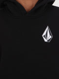 Volcom Big Boys Iconic Stone Hoodie - Black