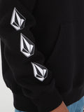 Volcom Big Boys Iconic Stone Hoodie - Black