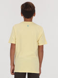 Volcom Big Boys Scharf Tee - Dawn Yellow