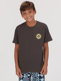 Volcom Big Boys Sunrizer Tee - Rinsed Black