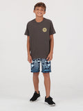 Volcom Big Boys Sunrizer Tee - Rinsed Black