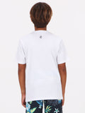 Volcom Big Boys Ride And Free Tee - White
