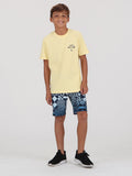Volcom Big Boys Vibes Tee - Dawn Yellow