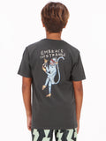 Volcom Big Boys Happy Monkey Tee - Stealth