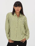 Plaid To Meet U Ls Long Sleeve Shirt - Lime