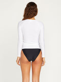 Volcom Simply Core Long Rashguard - White