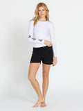 Volcom Simply Core Long Rashguard - White