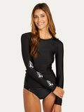 Volcom Simply Core Ls Rashguard - Black