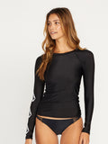 Volcom Simply Core Ls Rashguard - Black
