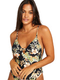 Volcom For The Tide 1pc Bikini - Black Combo