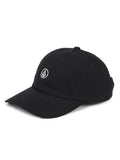 Circle Stone Dad Hat Cap - Black