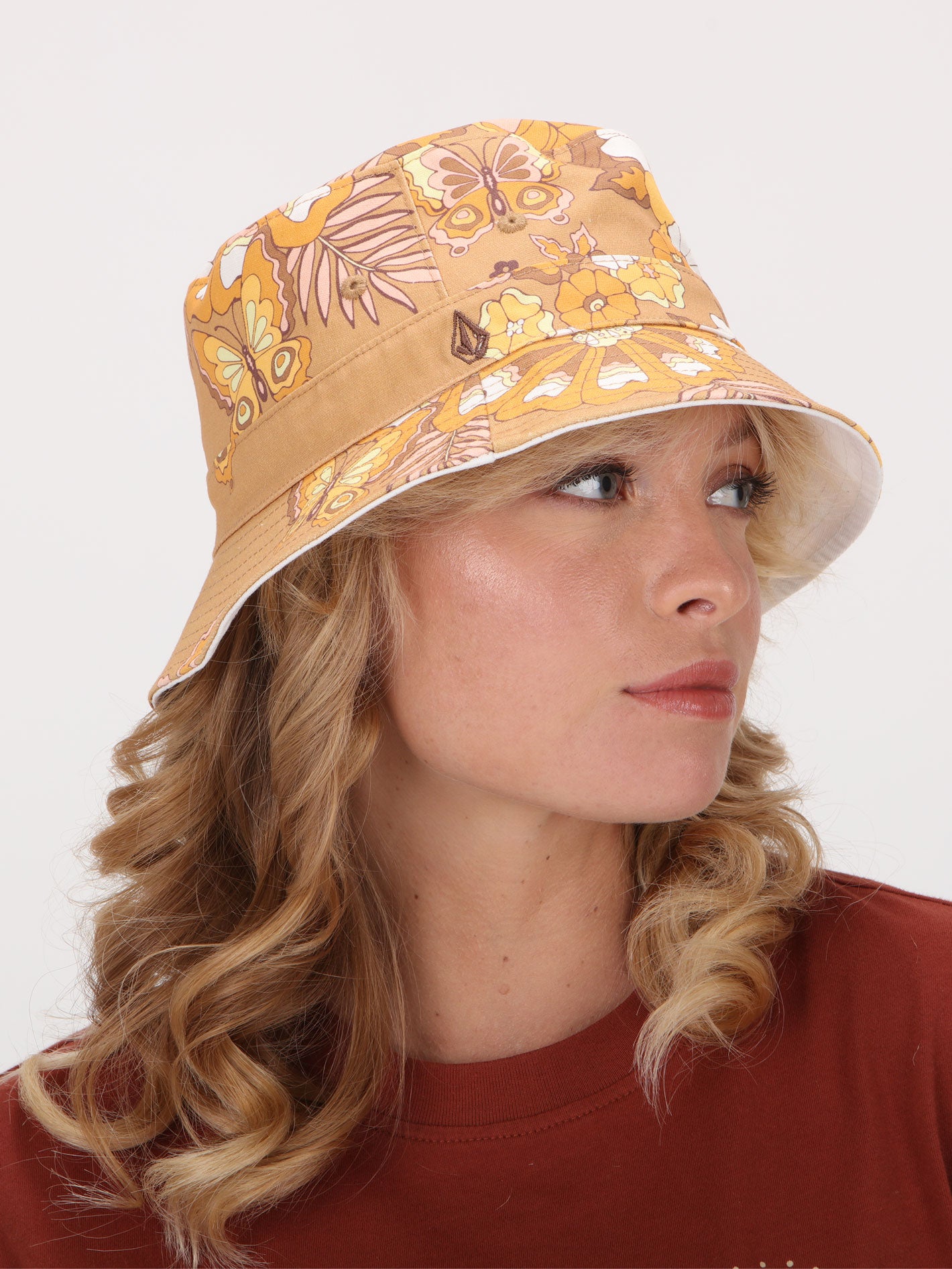 Volcom Sun Keep Bucket Hat Hat - Tropic Yellow