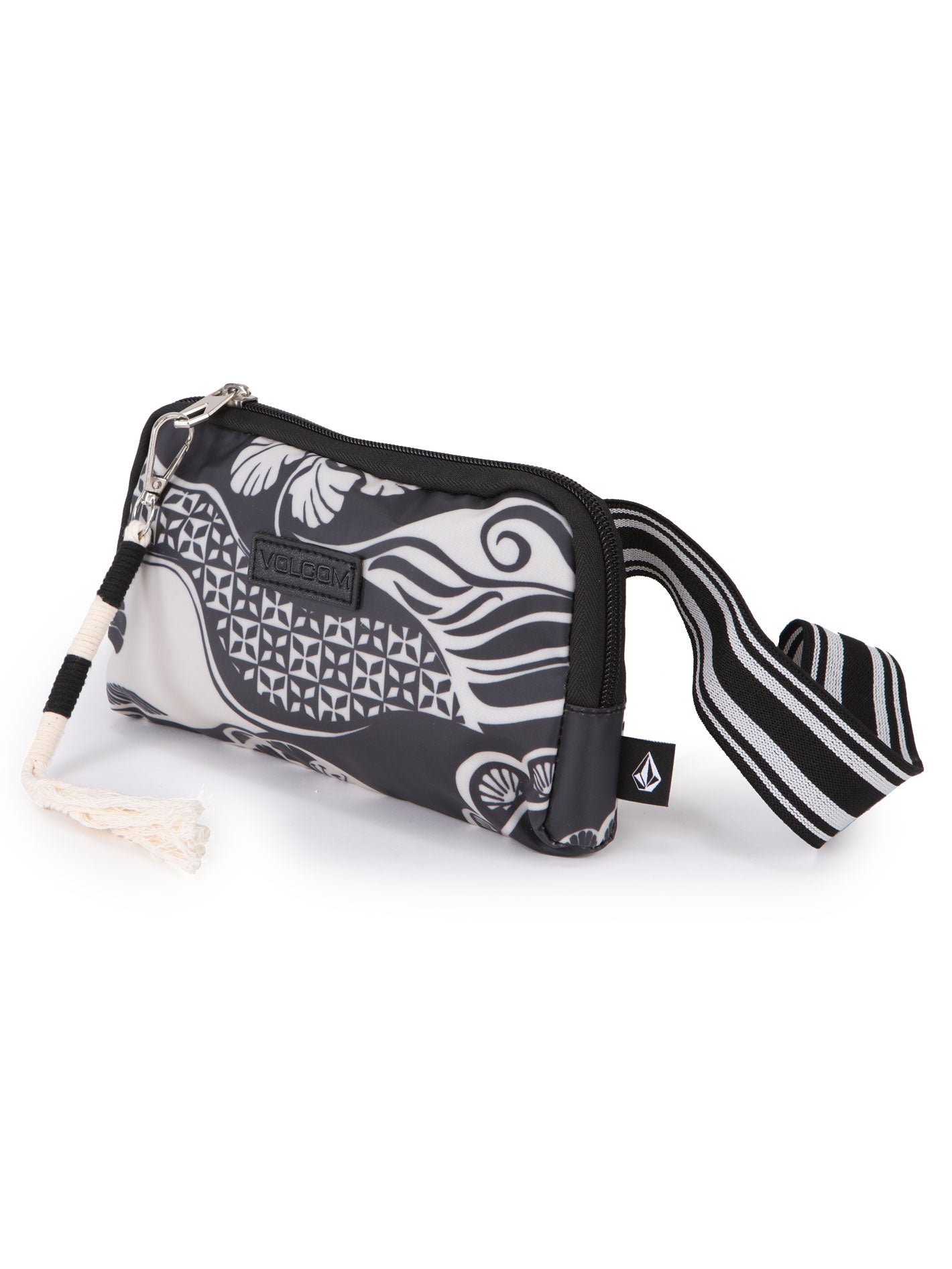 Volcom Bay Bae Waist Pouch Bag - Black/White