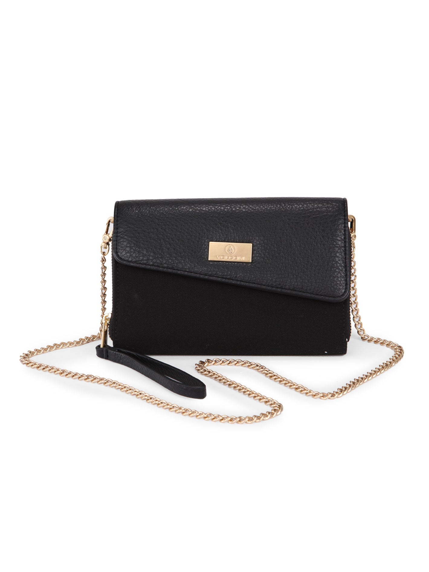 Volcom PU Clutch Bag - Black